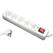 Prelungitor alb 5 posturi 1.5m (3x1.0mm)+intr Kemot - 1