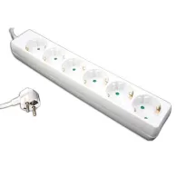 Prelungitor alb 6 posturi 5m (3x1.0mm) Kemot - 1