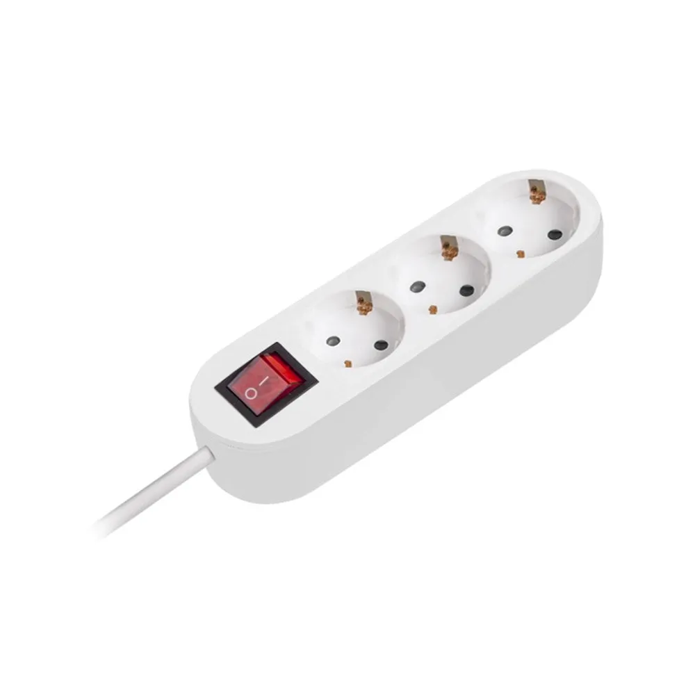 Prelungitor 3x1.5mm 3 prize 7m intrerupator  - 1