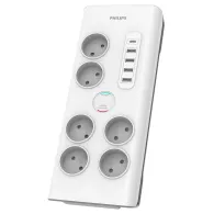 Prelungitor surge protector 6 prize philips Philips - 1