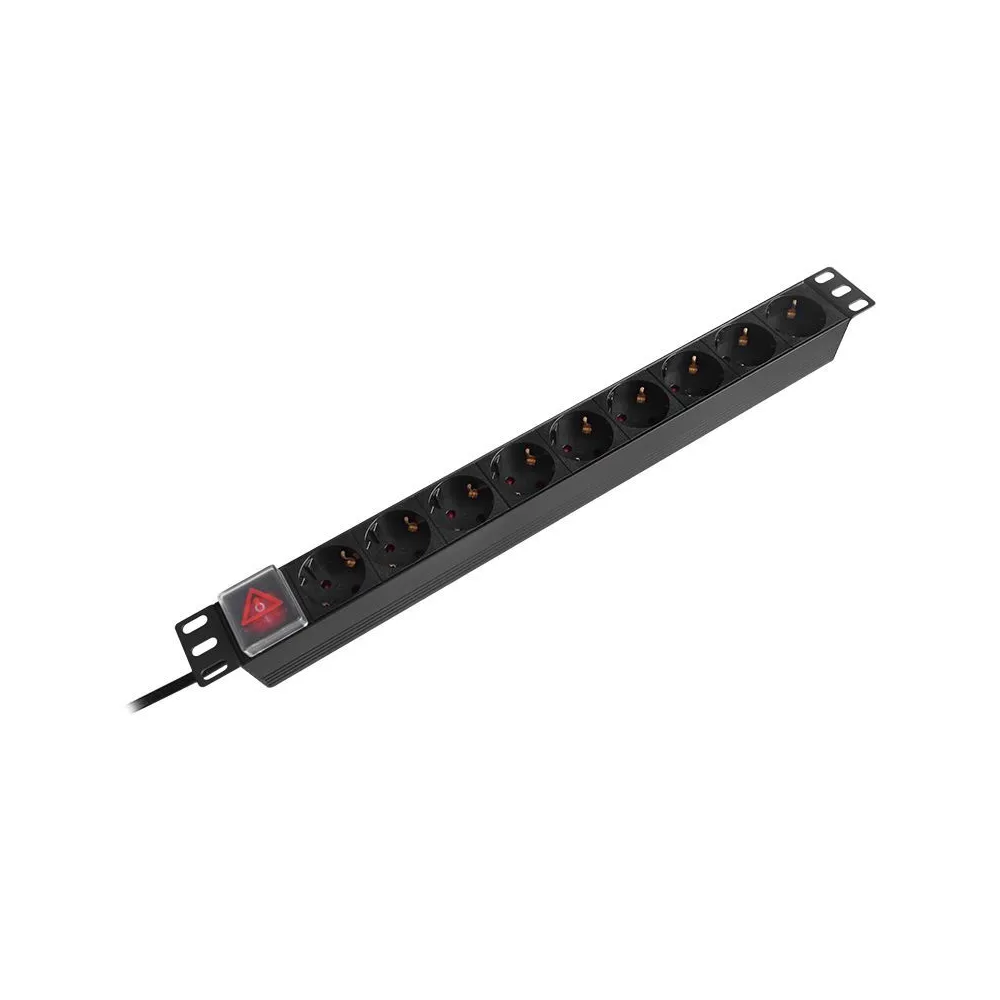 Pdu rack 19 inch 9 prize switch 16a 2m emtex Emtex - 1