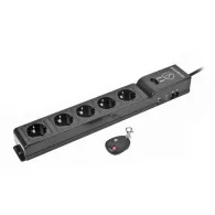 Prelungitor surgeprotector 5 prize 1.8 m gemb  - 1