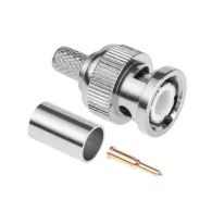 Mufa bnc rg59 tata pentru sertizare  - 1