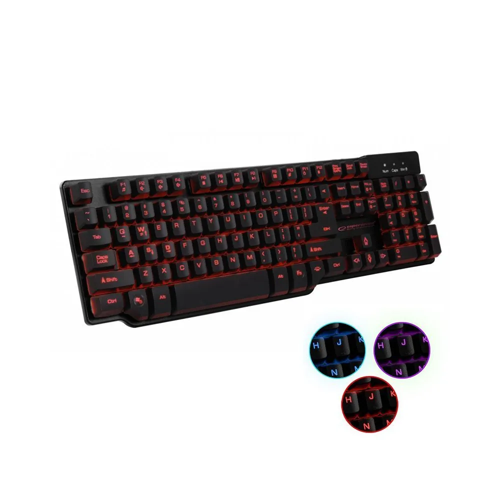 Tastatura gaming iluminata hunter esperanza Esperanza - 1