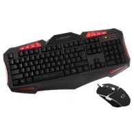 Tastatura gaming iluminata + mouse shelter es Esperanza - 1