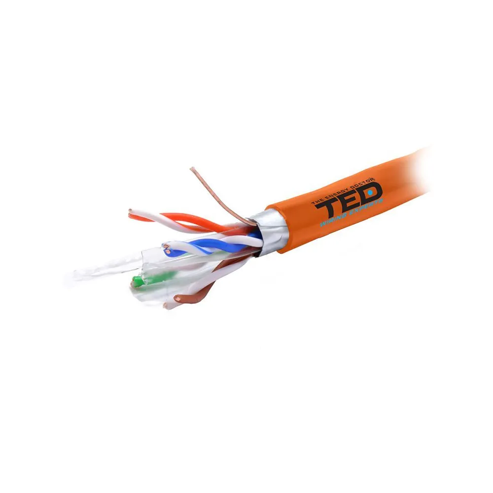 Cablu ftp cat 6 cupru 0.56mm lszh 305m ted el TED Electric - 1