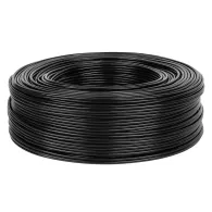 Cablu 2rca 4mm negru rola  - 1