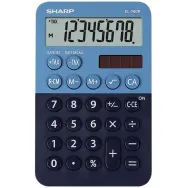 Sharp EL-760R calculator Spaţiul de lucru Calculator financiar Albastru