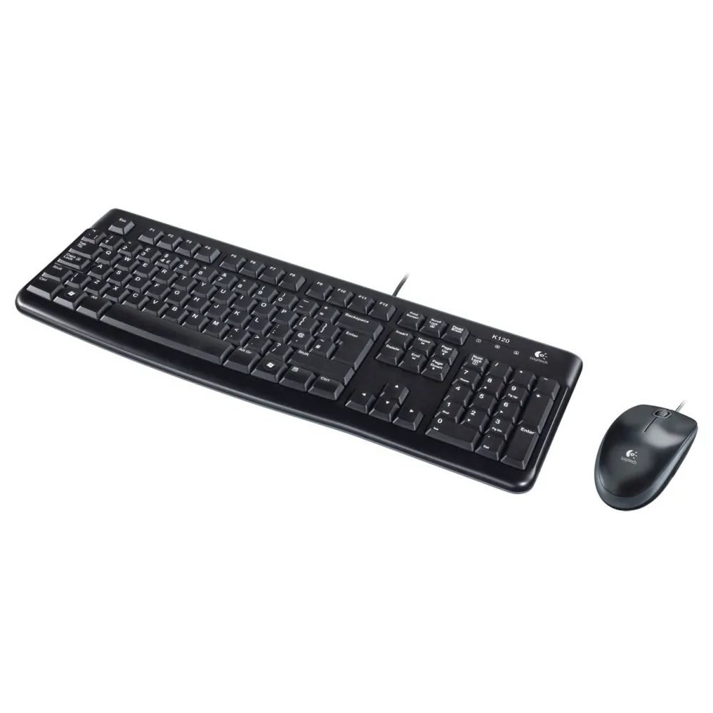 Logitech Desktop MK120 tastaturi Mouse inclus USB QWERTY Olandeză Negru Logitech - 1