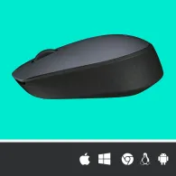 Logitech M170 Grey-K mouse-uri Ambidextru RF fără fir Optice 1000 DPI