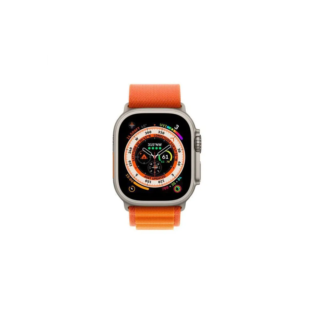 Apple watch ultra cellular 49mm titanium case with orange alpine Apple - 1