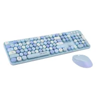 Kit tastatura + mouse serioux retro  9900bl wireless 2.4ghz us Serioux - 1