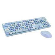Kit tastatura + mouse serioux retro  9900bl wireless 2.4ghz us Serioux - 1