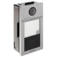 Post de exterior videointerfon ip hikvision ds-kv8113-wme1(b)/flush wifi montaj incastrat Hikvision - 1