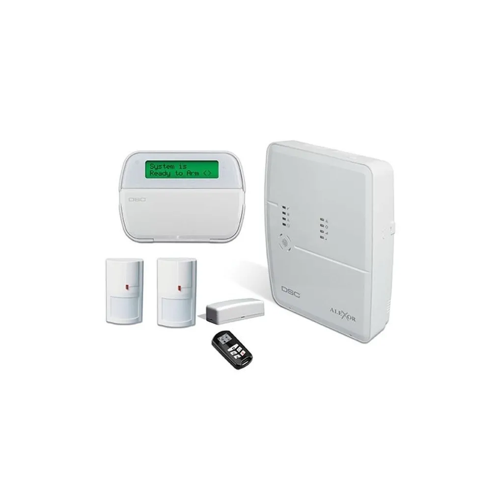 Kit format din centrala alexor x 1 tastatura wt5500  x Dsc - 1