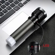 Lanterna aluminiu 3w cu acumulator platinet Platinet - 1