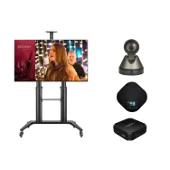 Solutie videoconferinta all in one cu stand mobil si display lg led 86 Lg - 1