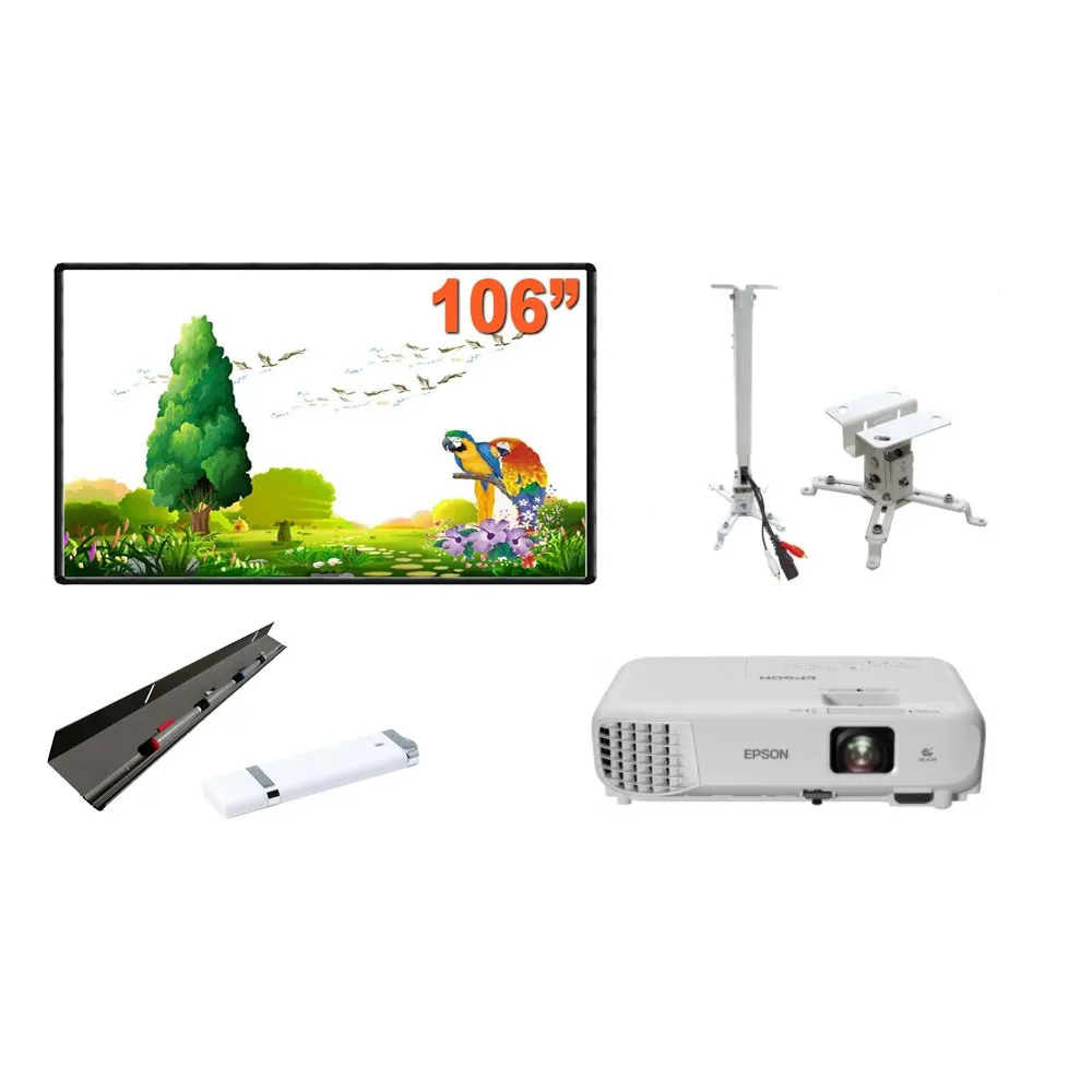 Pachet interactiv ib106rs + proiector eb-w06 + suport + wifi + ipentray Evoboard - 1