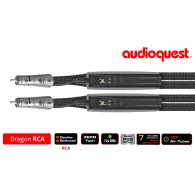 Cablu audio 2rca - 2rca  audioquest dragon 1.0m level 7 noise dissipation with graphene solid pss+ dbs x Audioquest - 1