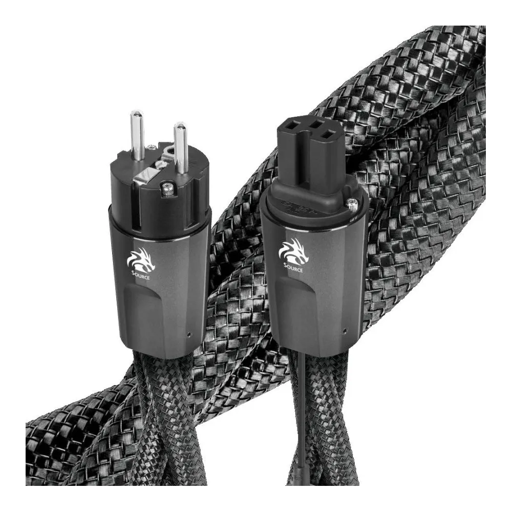 Cablu alimentare audioquest dragon source c15 dbs carbon1m Audioquest - 1