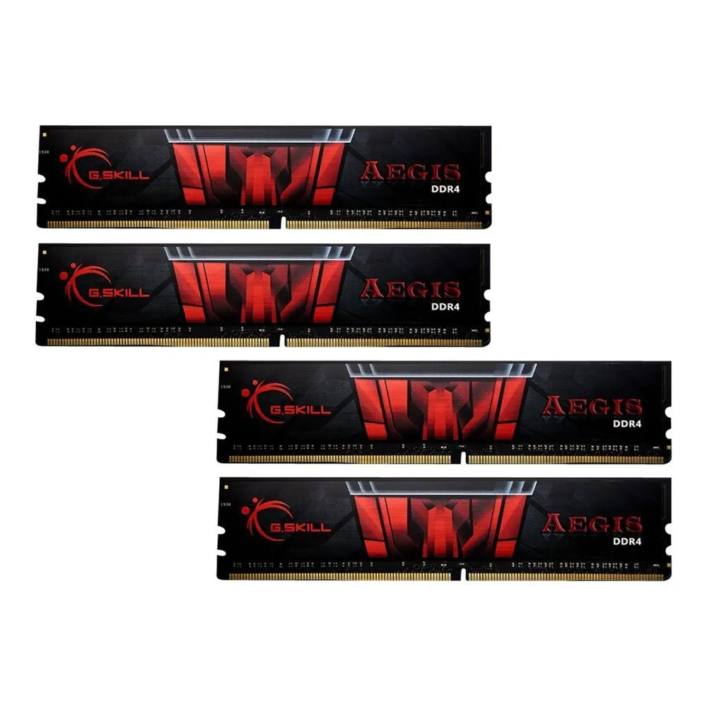 G.Skill AEGIS - DDR4 - 32 GB: 4 x 8 GB - DIMM 288-pin - unbuffered G.skill - 1