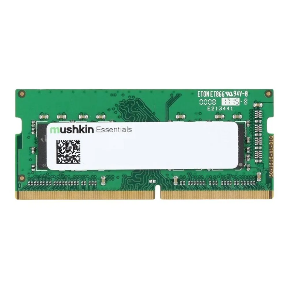 Mushkin Essentials - DDR4 - module - 8 GB - SO-DIMM 260-pin - 3200 MHz / PC4-25600 - unbuffered Mushkin - 1