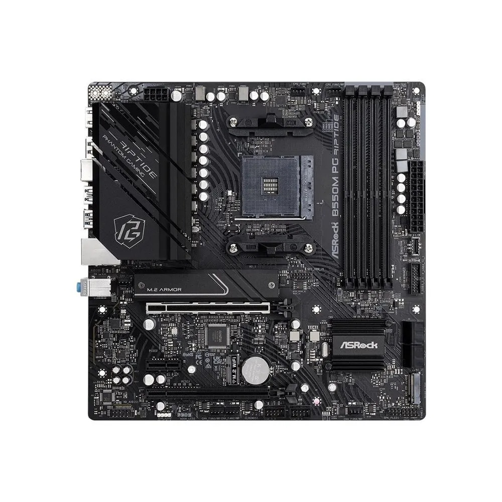 ASRock B550M PG Riptide - motherboard - micro ATX - Socket AM4 - AMD B550 Asrock - 1