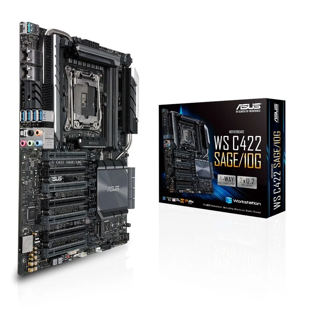 Placa de baza server ASUS WS C422 SAGE/10G, Intel C422, Socket 2066 Asus - 1