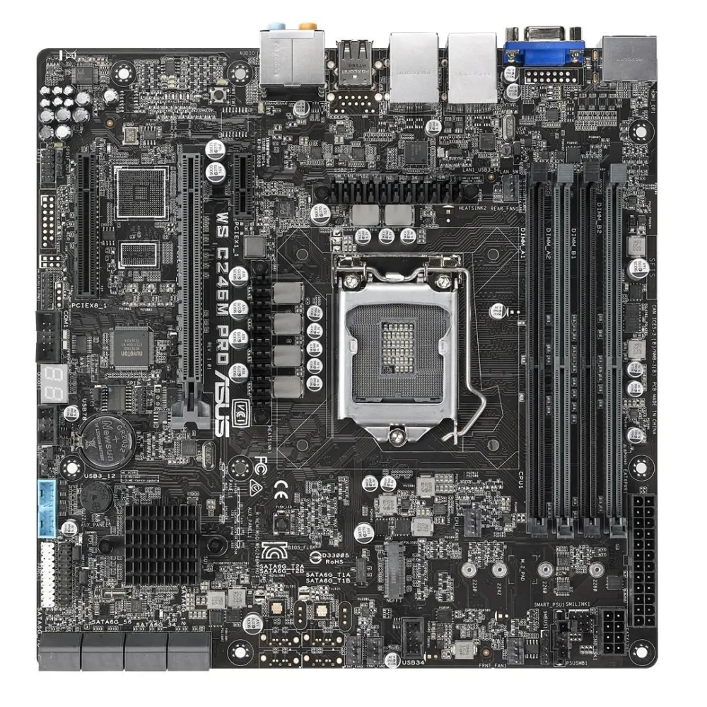 Placa de baza server Asus WS C246M PRO, Intel C246, socket 1151, mATX Asus - 1