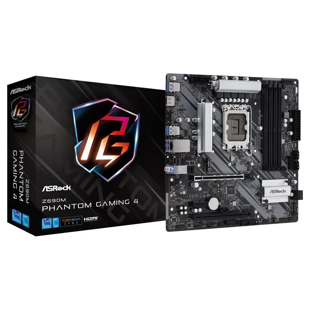 Placa de baza ASRock Z690M PHANTOM GAMING 4, Socket 1700 Asrock - 1