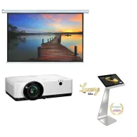Pachet sala conferinta cu videoproiector nec me403u ecran proiectie blackmount 16:10 si luxury totem yashi dy-22500 Nec - 1