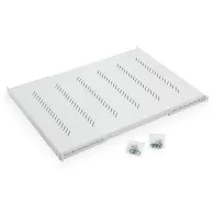 Raft fix perforat triton 19 1u/250 capacitate incarcare 40kg negru Triton - 1