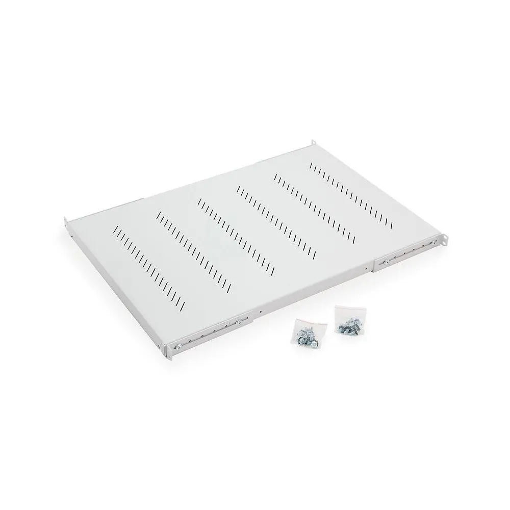 Raft fix perforat triton 19 1u/250 capacitate incarcare 40kg negru Triton - 1