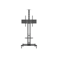 HAGOR HP Twin Stand HD - cart - for flat panel / AV System / camera - black Hagor - 1
