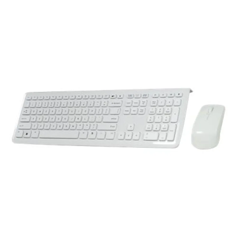 Perixx PERIDUO-703W Keyboard and Mouse Set - Belgian Layout - White Perixx - 1