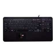 Perixx Keyboard Periboard-318H Built-in trackball - Black Perixx - 1