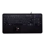 Perixx Keyboard Periboard-318H Built-in trackball - Black Perixx - 1