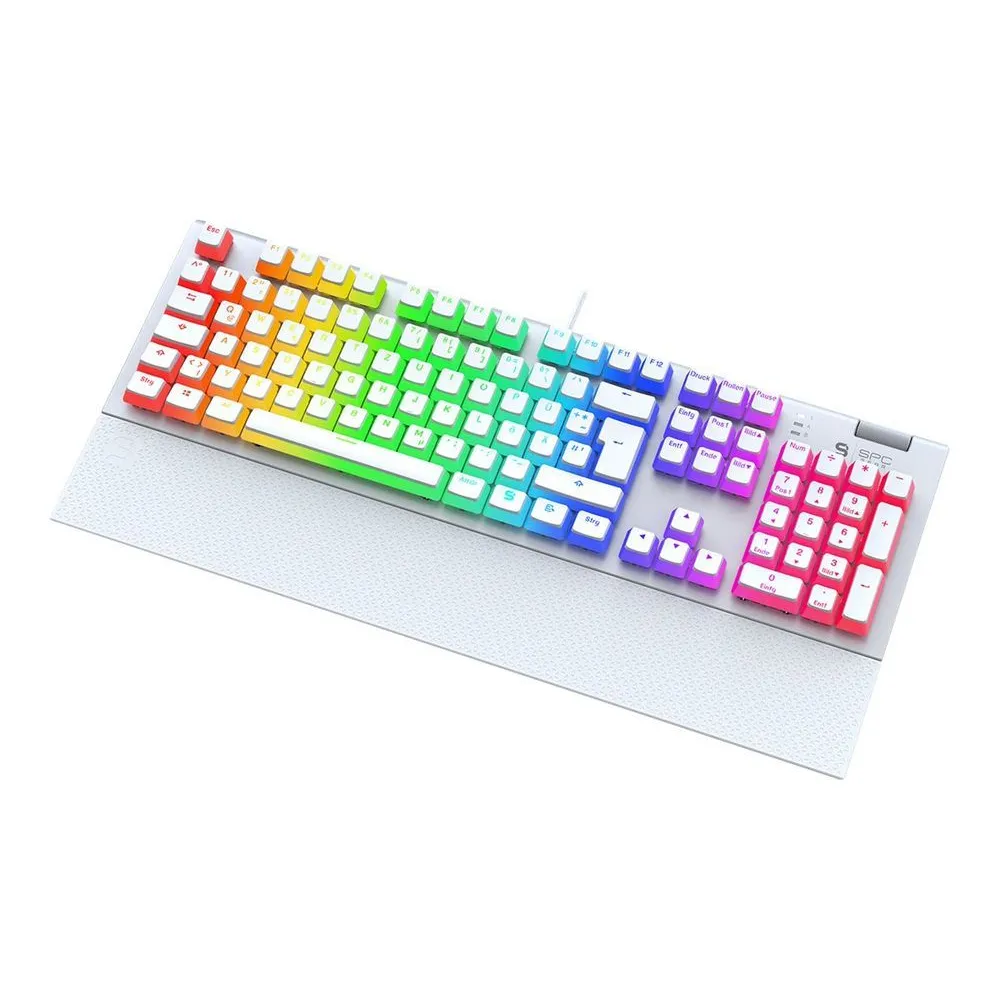 SPC Gear Keyboard GK650K Omnis Pudding Edition - White Silentium pc - 1