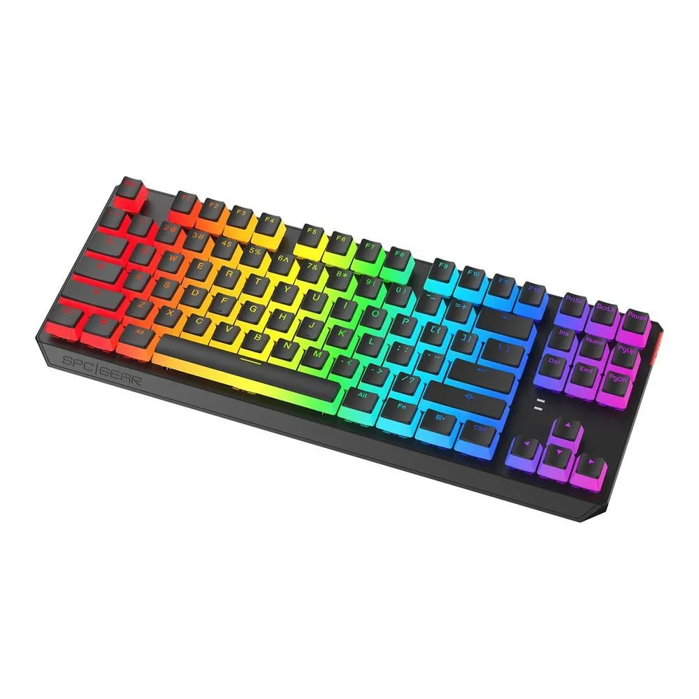 SPC Gear GK630K Tournament - Pudding Edition - keyboard - QWERTY - US Silentium pc - 1