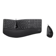 Perixx Periduo-505 - keyboard and mouse set - with scroll wheel - QWERTY - US English - black Perixx - 1
