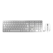 CHERRY DW 9100 SLIM tastaturi Mouse inclus RF Wireless + Bluetooth QWERTZ Germană Argint Cherry - 1