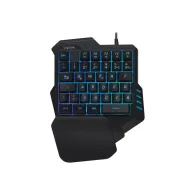 LogiLink RGB One Hand Gaming Keyboard - Black Logilink - 1