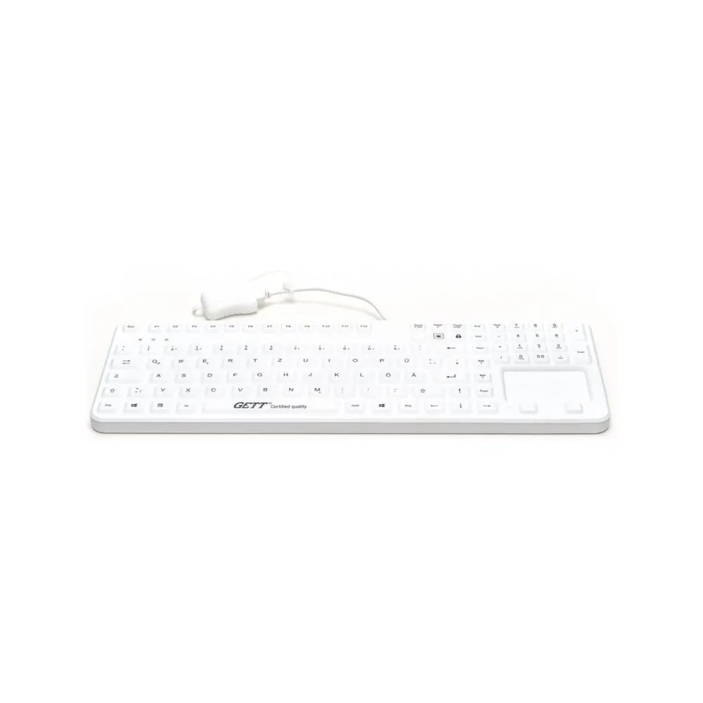 GETT Keyboard CleanType Prime Touch - White Gett - 1
