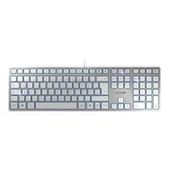CHERRY KC 6000 SLIM tastaturi USB QWERTZ Germană Argint Cherry - 1