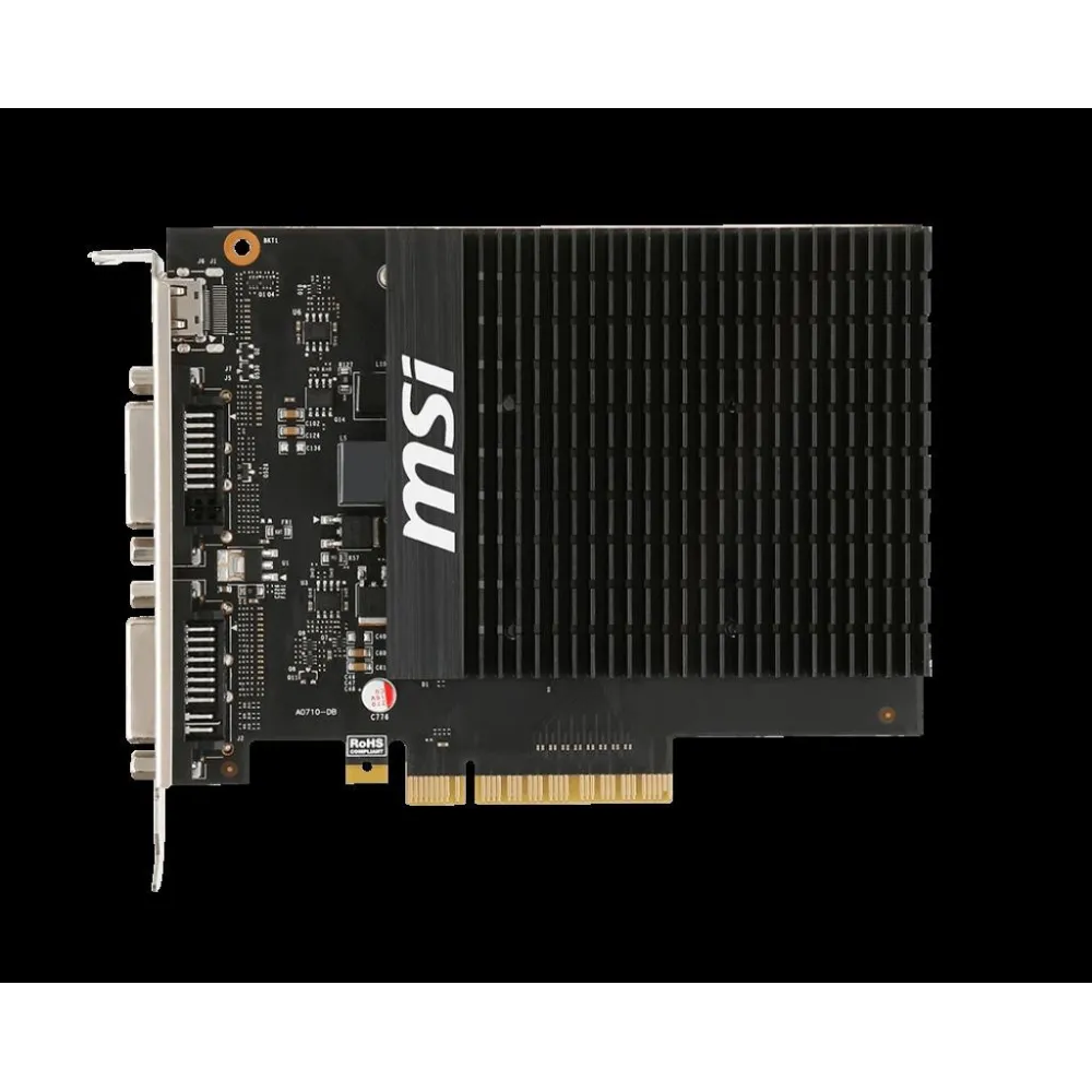 Placa video msi nvidia geforce gt 710 2gd3h h2d  graphics Msi - 1