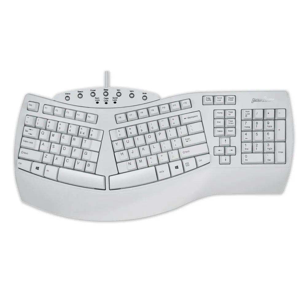 Perixx PERIBOARD-515 Keyboard - White Perixx - 1