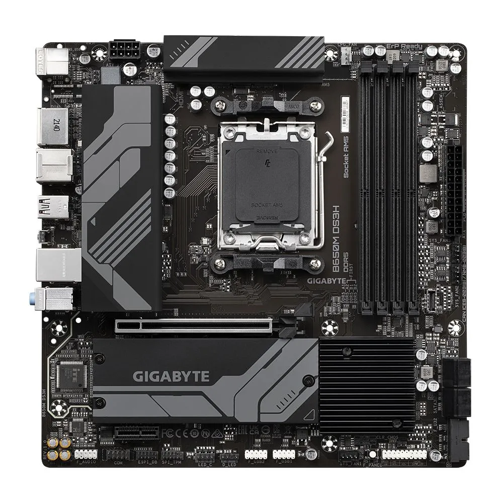 Placa de baza Gigabyte B650M DS3H, AMD B650, Socket AM5, mATX Gigabyte - 1