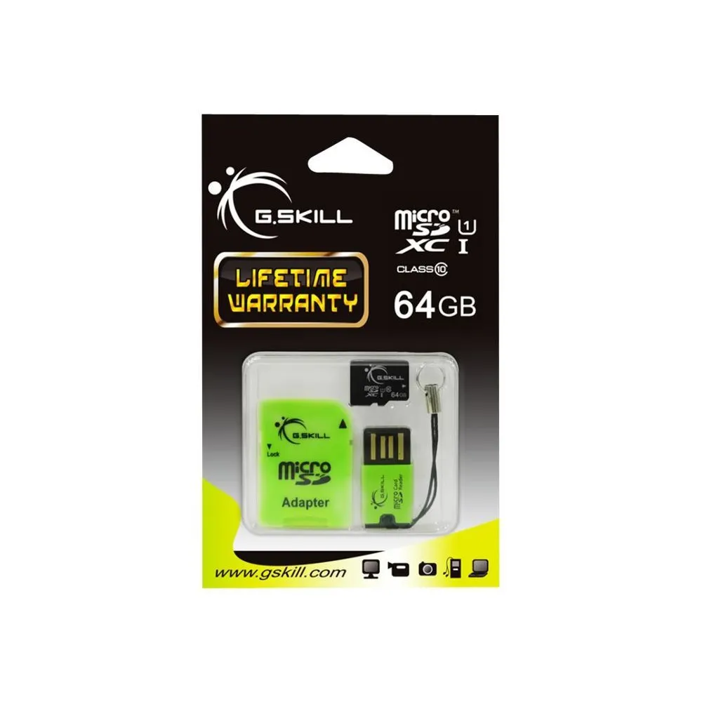 G.Skill - flash memory card - 64 GB - microSDXC UHS-I G.skill - 1