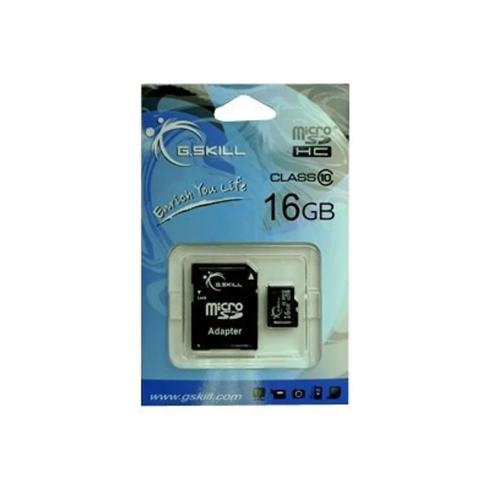 G.Skill - flash memory card - 16 GB - microSDHC G.skill - 1