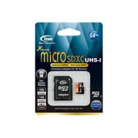 Team - flash memory card - 64 GB - microSDXC UHS-I Team group - 1